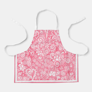 Pink-Paisley-Schürze des Kindes Schürze