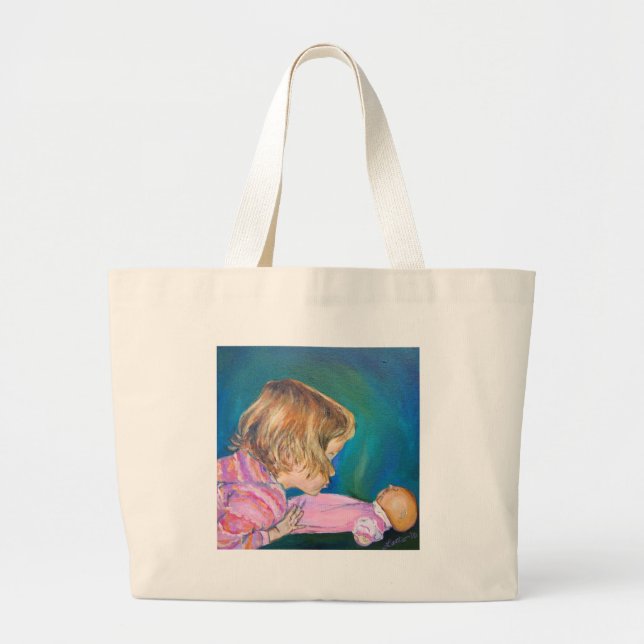 Pink Pajamas Bag Jumbo Stoffbeutel (Vorne)
