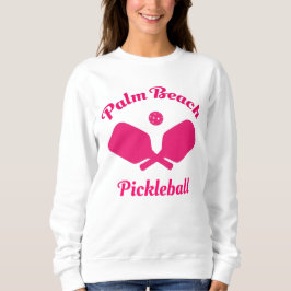 Pink Palm Beach Pickleball Sweatshirt