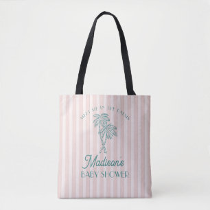 Pink Palm Spring Pastel Beach Baby Dusche