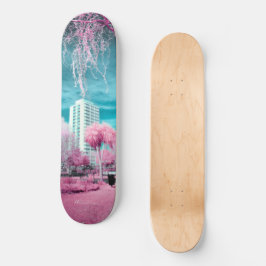Pink Palm Tree Skateboard