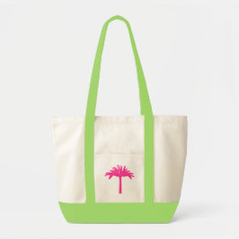 Pink Palm Tree Tasche