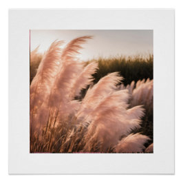 Pink Pam-Pass Ästhetik Poster