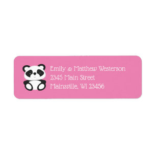 Pink Panda Bear Baby Dusche