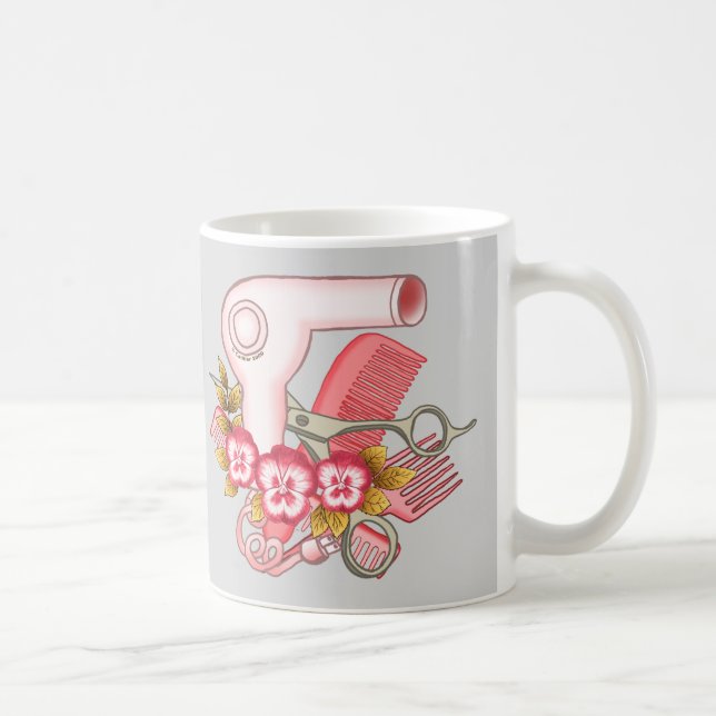Pink Pansy Beautician Kaffeetasse (Rechts)