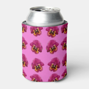 Pink Pansy Passion Pattern Dosenkühler