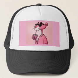 Pink Panther Hat – Cute & Bold Pink Tiger Cap Truckerkappe
