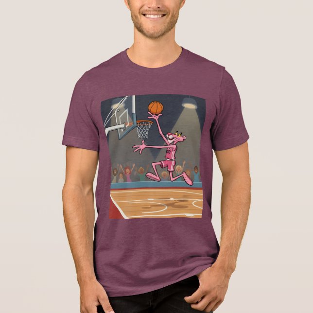 Pink Panther Slam Dunk Tri-Blend Shirt (Vorderseite)