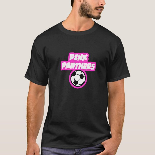 Pink Panthers Freizeitfußball T-Shirt (Vorderseite)