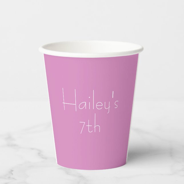 Pink Paper Cup Pappbecher (Vorderseite)