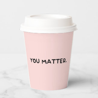 Pink Paper Cup Pappbecher