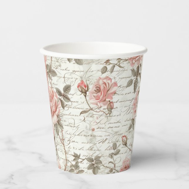 Pink Paper Gift Bags Pappbecher (Vorderseite)