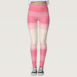 Pink Paradise Streifen Leggings