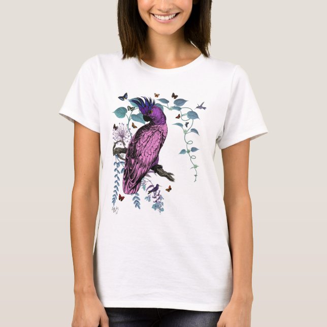 Pink Parrot T-Shirt (Vorderseite)