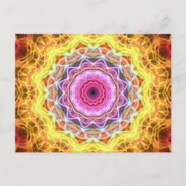 Pink Passion Kaleidoskop Postkarte
