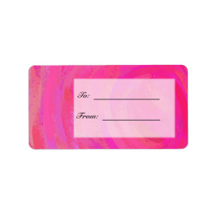Pink Passion Personalisiert Adressaufkleber