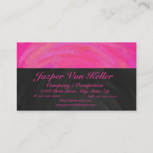 Pink Passion Personalisiert Visitenkarte