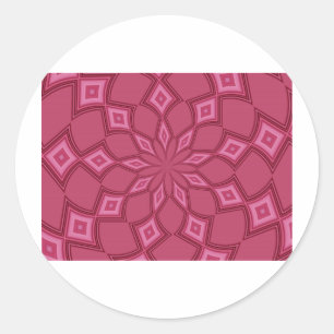 PINK PASSION RUNDER AUFKLEBER