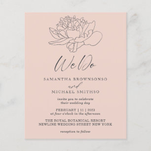 Pink Pastel Dandelion Botanischer Haushalt wir tun Flyer