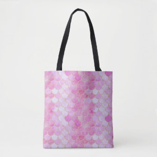 Pink Pastel & Gold Shimmer Mermaid Scanner Muster