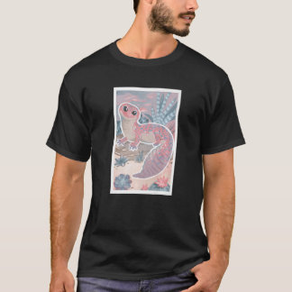 Pink Pastel Leopard Gecko Pet Lizard Niedlich Rept T-Shirt