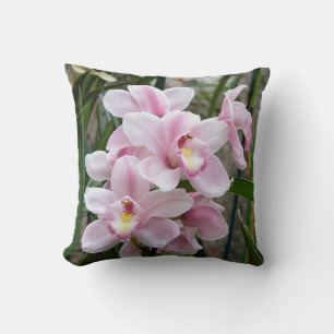 Pink Pastel Orchids Kissen