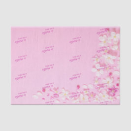 Pink Pastell Personalisiertes Gewebe aus der Bläsc Seidenpapier