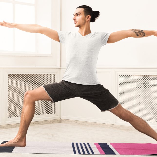 Pink Pastellstreifen Yogamatte (Von Creator hochgeladen)