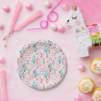 Pink Pastor Nutcracker Ballet Wrapping Paper Pappteller