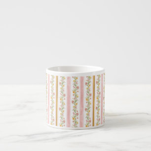 Pink Pattern Espresso Tasse