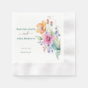 Pink Peach Gelben Blogs Papier Napkin Serviette