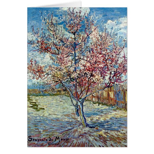 Pink Peach Tree (F394) Van Gogh Fine Art (Vorne)