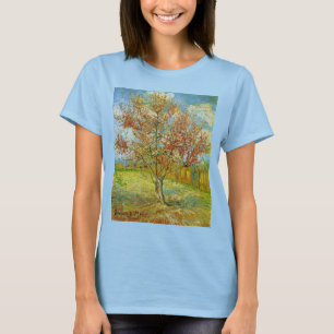 Pink Peach Tree in Blossom von Vincent van Gogh T-Shirt