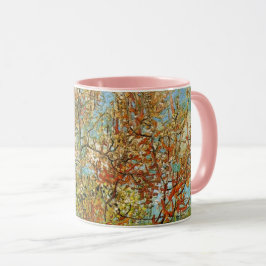 Pink Peach Tree in Blossom von Vincent van Gogh Tasse