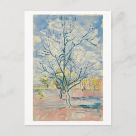 Pink Peach Trees Van Gogh Postkarte