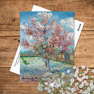 Pink Peach Trees Vincent van Gogh Postkarte