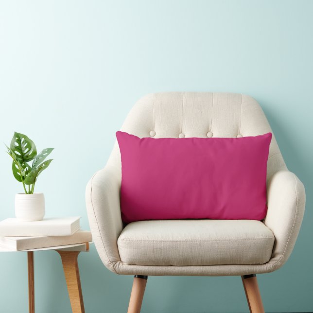 Pink Peacock Lumbar Kissen (Stuhl )