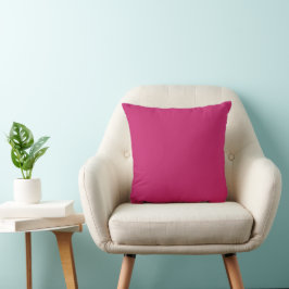 Pink Peacock Throw Kissen
