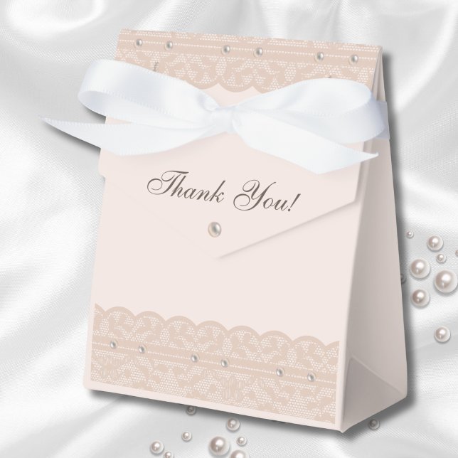 Pink Pearl Regency Vintag Lace Brautparty Geschenkschachtel (Von Creator hochgeladen)