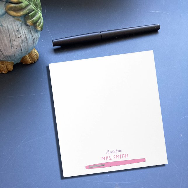 Pink Pen | Anmerkung aus | Lehrer Notepad Notizblock (Von Creator hochgeladen)