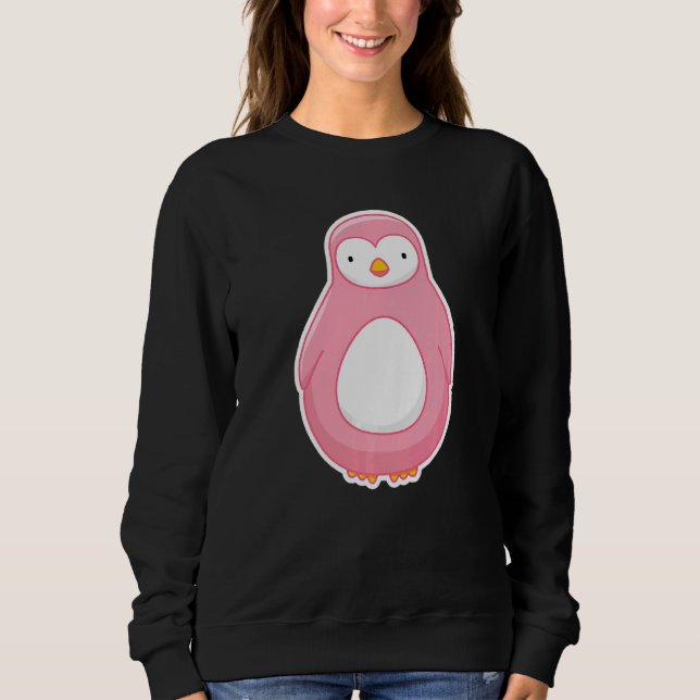Pink Penguin Sweatshirt (Vorderseite)