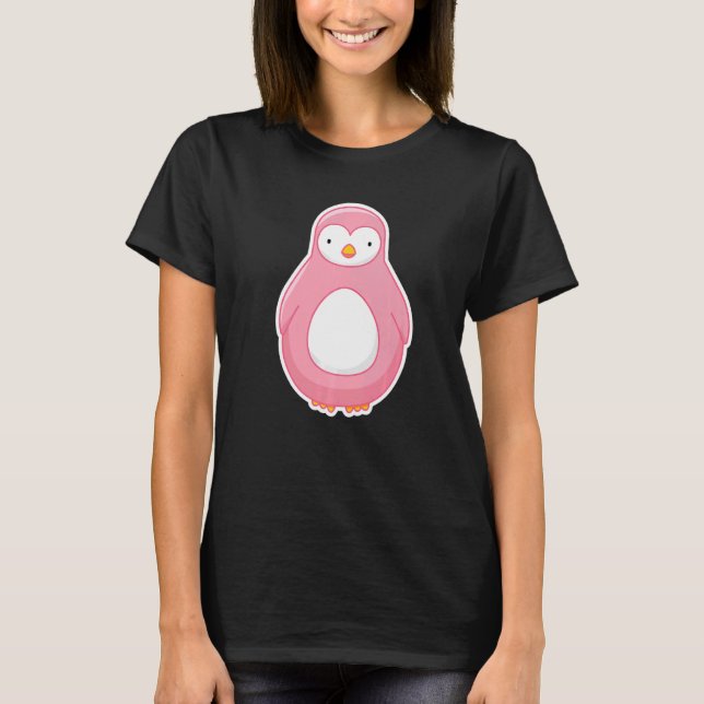 Pink Penguin T-Shirt (Vorderseite)