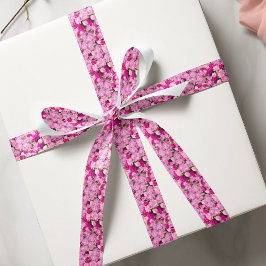 Pink Peonies Pattern Ripsband