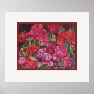 Pink Peonies Poster