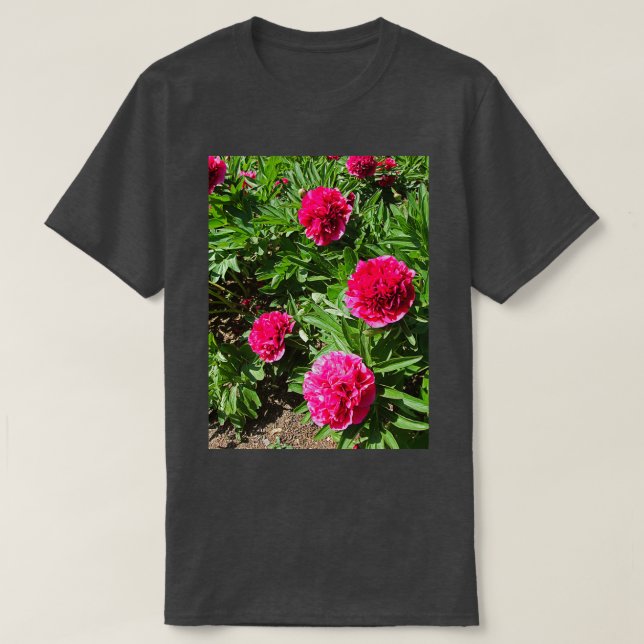 Pink Peonies T-Shirt (Design vorne)