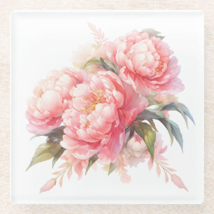 Pink Peonies Untersetzer