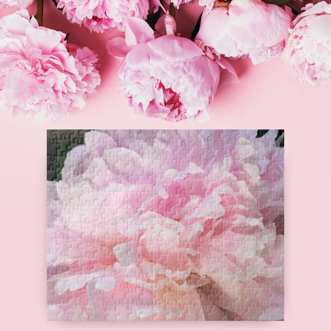 Pink Peony Blossom Puzzle (Von Creator hochgeladen)
