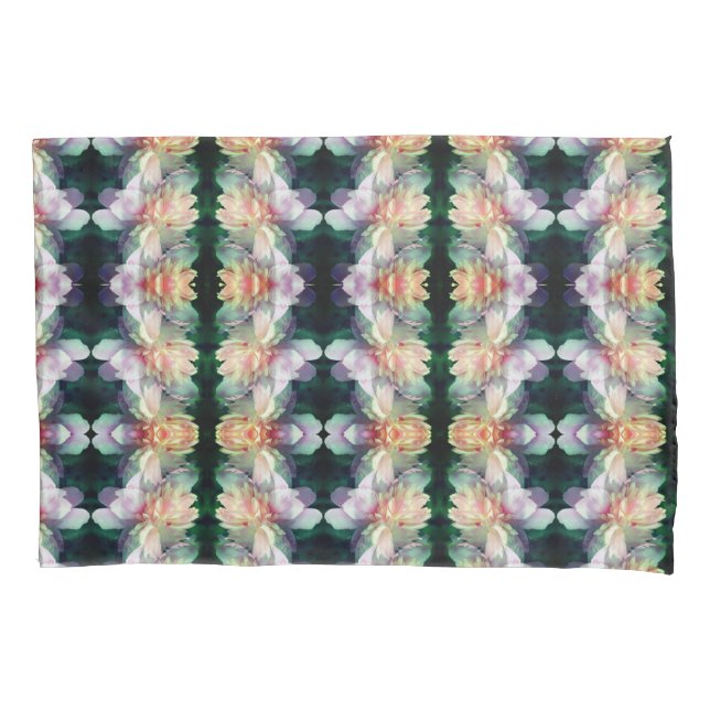 Pink Peony Blume Abstrakt Kissenbezug (Vorderseite)