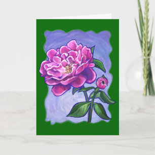 Pink Peony Customizable Happy Mother' Day Karte