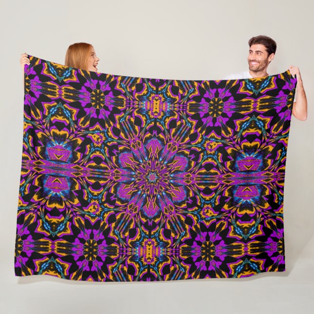 Pink Peony Fleecedecke (Beispiel)